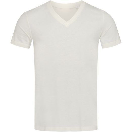 Stedman Green Urban James Organic V Neck T-Shirt Mens - Winter White