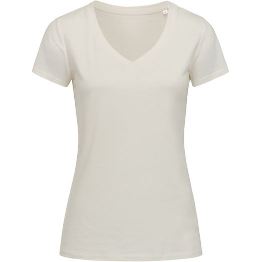 Stedman Green Urban Janet Organic V Neck T-Shirt Ladies - Winter White