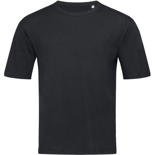 Stedman Green Urban Organic Mens Slub T-Shirt - Black Opal