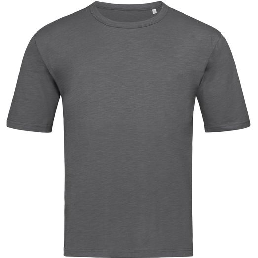 Stedman Green Urban Organic Mens Slub T-Shirt - Slate Grey
