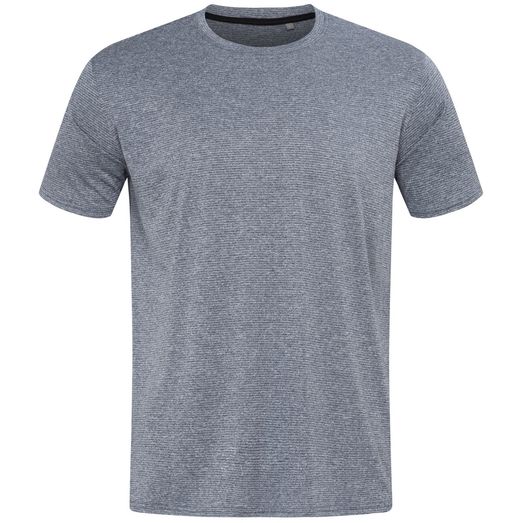 Stedman Recycled Sports T-Shirt Move Mens - Denim Heather