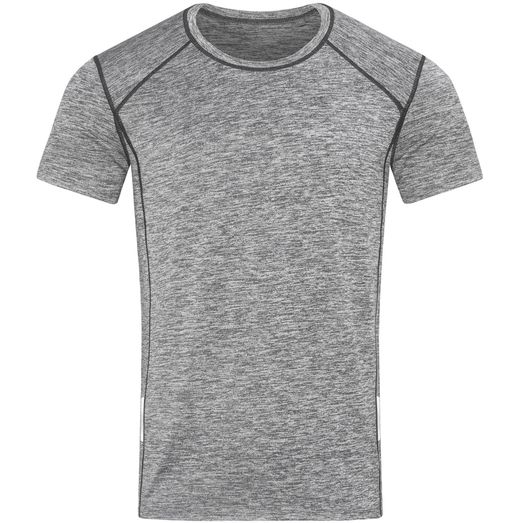 Stedman Recycled Sports T-Shirt Reflect Mens - Heather Grey