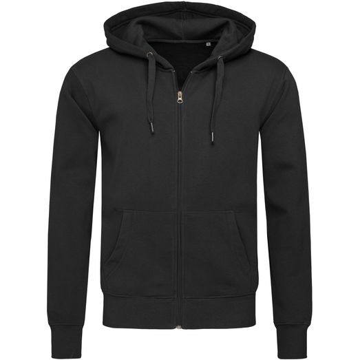 Stedman Sports Hooded Zip Jacket Select - Black Opal