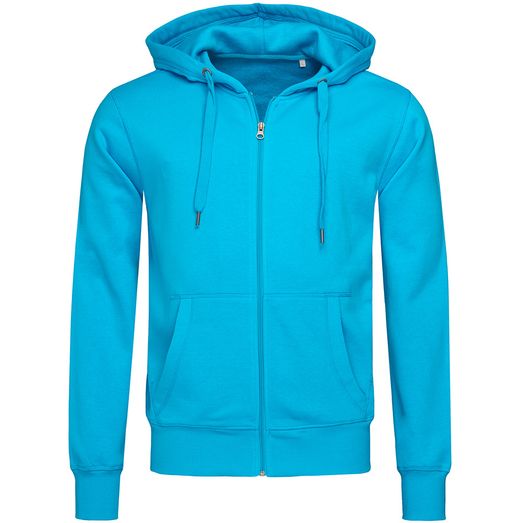 Stedman Sports Hooded Zip Jacket Select - Hawaii Blue