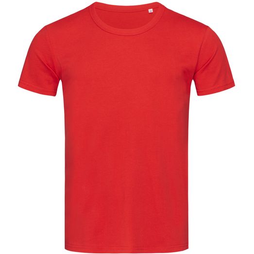 Stedman Stars Ben Crew Neck T-Shirt - Crimson Red