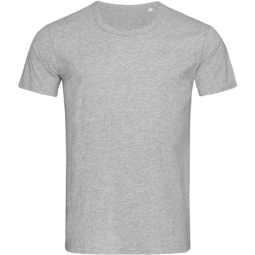 Stedman Stars Ben Crew Neck T-Shirt - Heather Grey