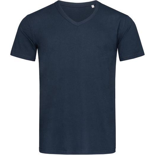 Stedman Stars Ben V Neck T-Shirt - Marina BLue