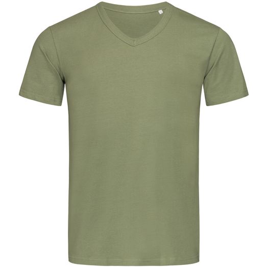 Stedman Stars Ben V Neck T-Shirt - Military Green