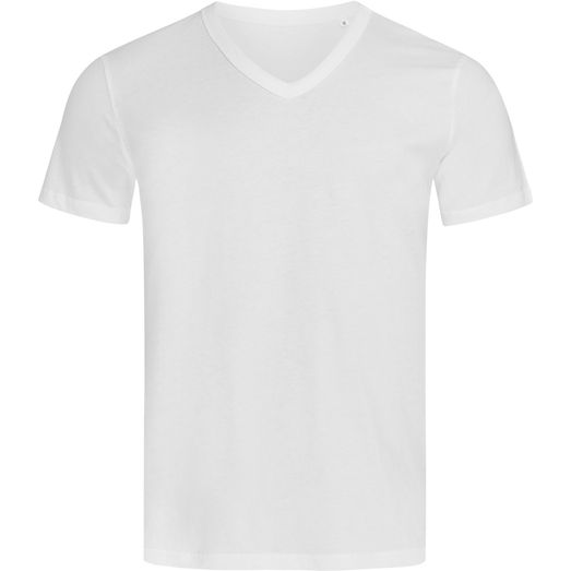 Stedman Stars Ben V Neck T-Shirt - White