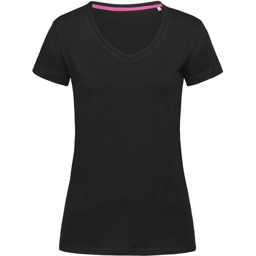Stedman Stars Claire V Neck Ladies T-Shirt - Black Opal