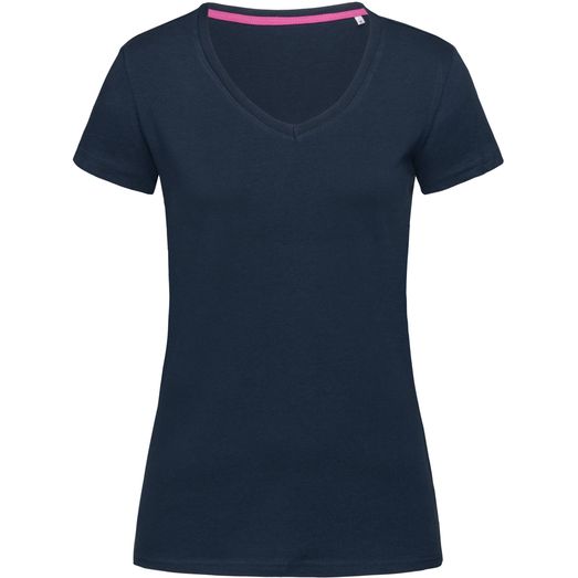 Stedman Stars Claire V Neck Ladies T-Shirt - Marina BLue