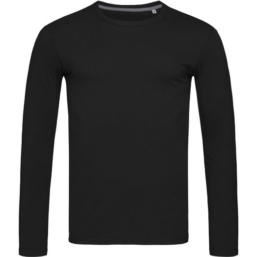 Stedman Stars Clive Long Sleeve T-Shirt - Black Opal