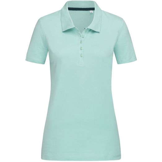 Stedman Stars Hanna Cotton Ladies Polo - Frosted Blue