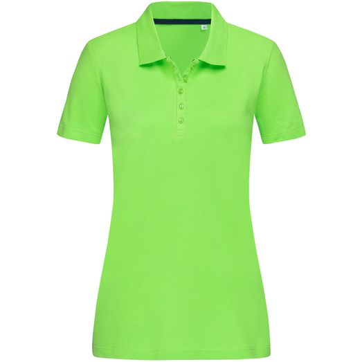 Stedman Stars Hanna Cotton Ladies Polo - Green Flash