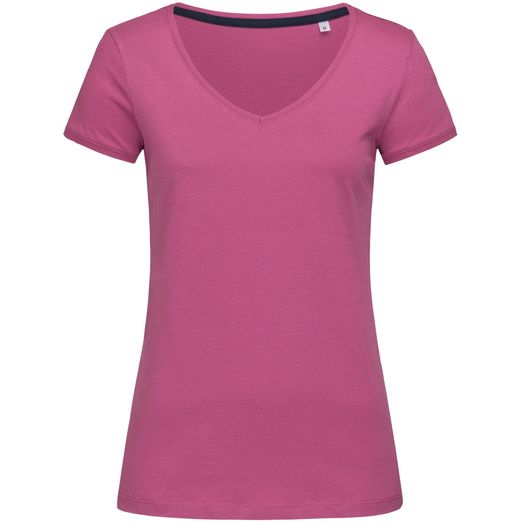 Stedman Stars Megan V Neck Ladies T-Shirt - Cupcake Pink
