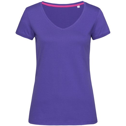 Stedman Stars Megan V Neck Ladies T-Shirt - Deep Lilac