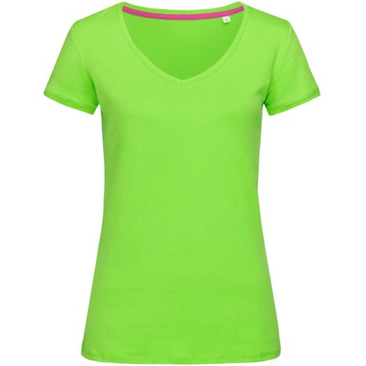 Stedman Stars Megan V Neck Ladies T-Shirt - Green Flash
