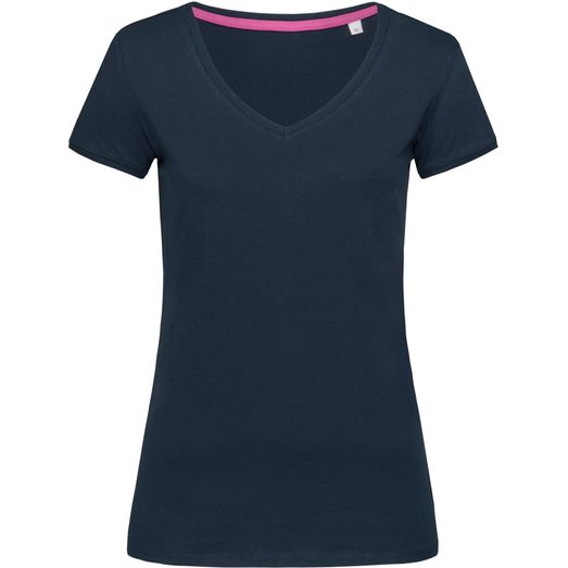 Stedman Stars Megan V Neck Ladies T-Shirt - Marina BLue