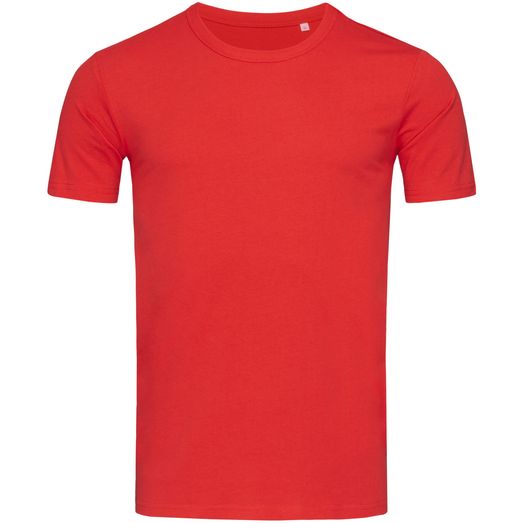 Stedman Stars Morgan Crew Neck T-Shirt - Crimson Red