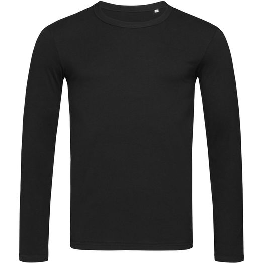 Stedman Stars Morgan Long Sleeve T-Shirt - Black Opal
