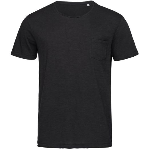 Stedman Stars Shawn Oversized Slub Crew Neck T-Shirt - Black Opal