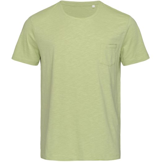 Stedman Stars Shawn Oversized Slub Crew Neck T-Shirt - Powder Green