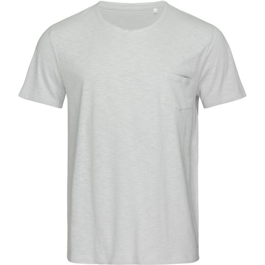 Stedman Stars Shawn Oversized Slub Crew Neck T-Shirt - Powder Grey