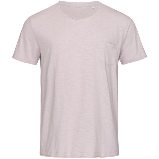 Stedman Stars Shawn Oversized Slub Crew Neck T-Shirt - Powder Rose
