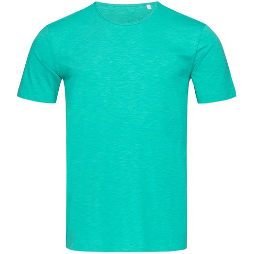 Stedman Stars Shawn Slub Crew Neck T-Shirt - Bahama Green