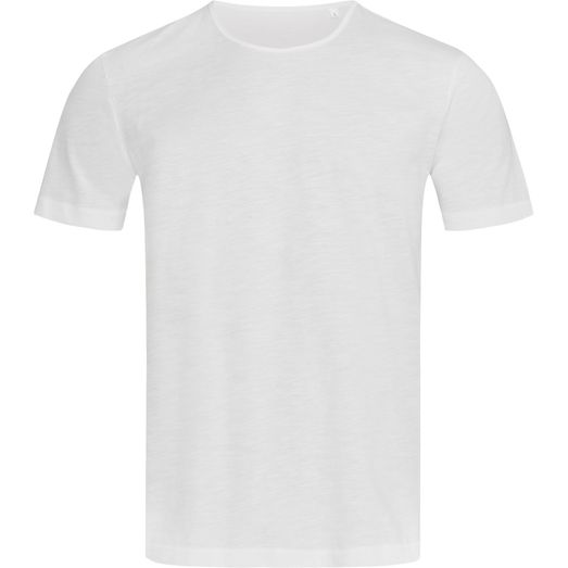 Stedman Stars Shawn Slub Crew Neck T-Shirt - White