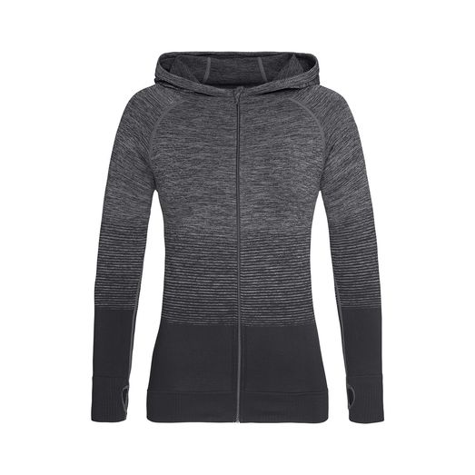 Stedman Active Sports Seamless Raglan Jacket Ladies - Dk Grey Transition