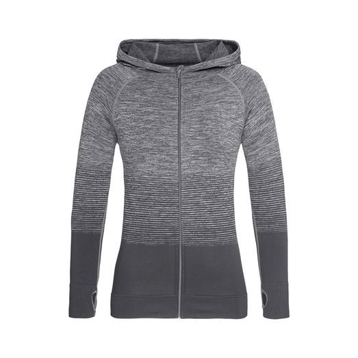 Stedman Active Sports Seamless Raglan Jacket Ladies - Lt Grey Transition