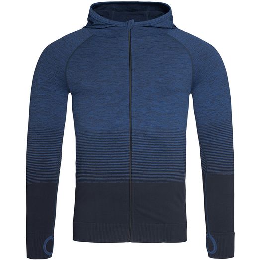 Stedman Active Sports Seamless Raglan Jacket Mens - Blue Transition