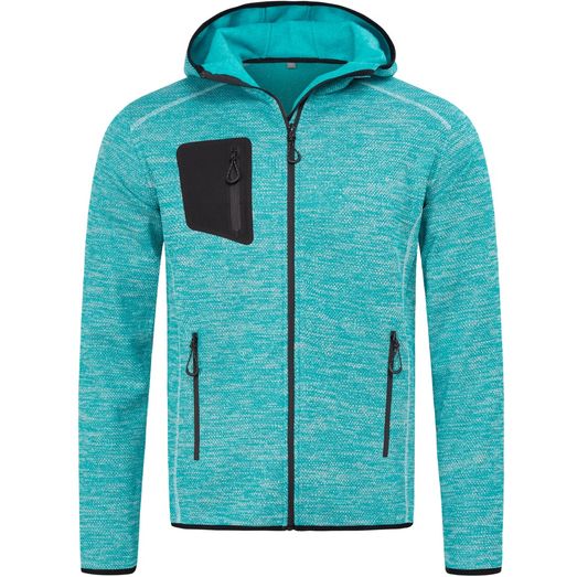 Stedman Recycled Hero Fleece Jacket Mens - Turquoise