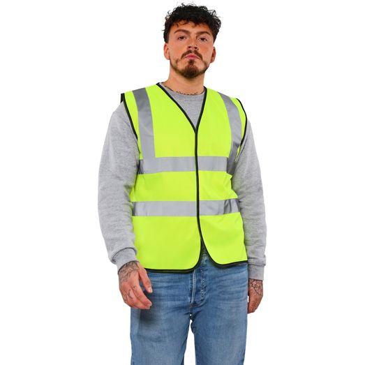 Warrior Hi Vis Waistcoat - Saturn Yellow