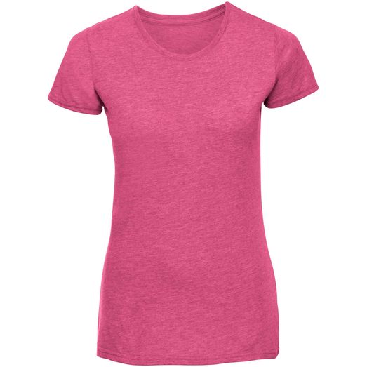 Russell HD T-Shirt Ladies - Pink Marl