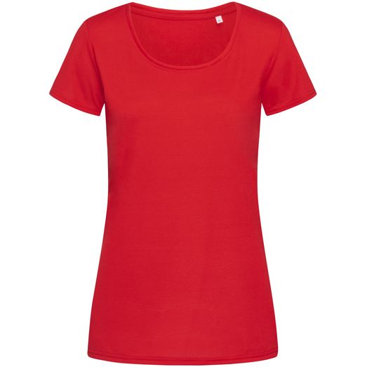 Stedman Active Sports Cotton Touch T-Shirt Ladies - Crimson Red