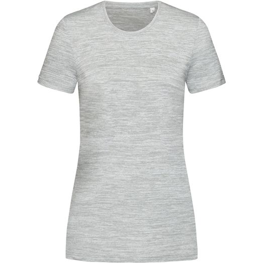 Stedman Active Sports Intense Tech Ladies T-Shirt - Heather Grey