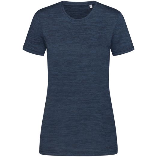 Stedman Active Sports Intense Tech Ladies T-Shirt - Marina Heather