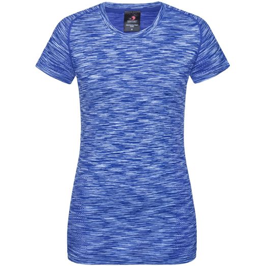 Stedman Active Sports Seamless Ladies Raglan T-Shirt - King Blue Melange