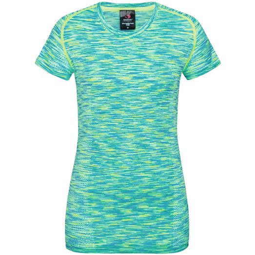 Stedman Active Sports Seamless Ladies Raglan T-Shirt - Kiwi Melange