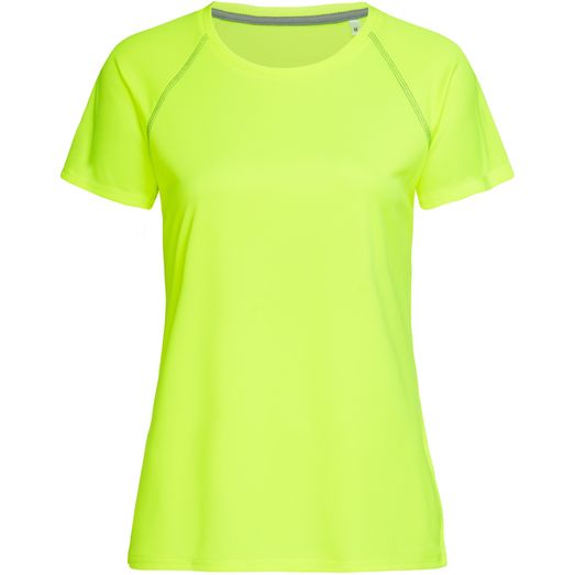Stedman Active Sports Team Raglan T-Shirt Ladies - Cyber Yellow
