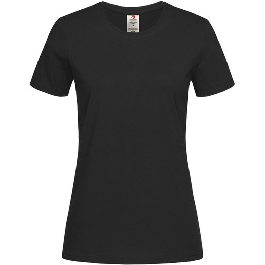 Stedman Classic Organic T-Shirt Crew Neck Ladies - Black Opal