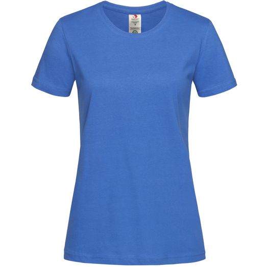 Stedman Classic Organic T-Shirt Crew Neck Ladies - Bright Royal