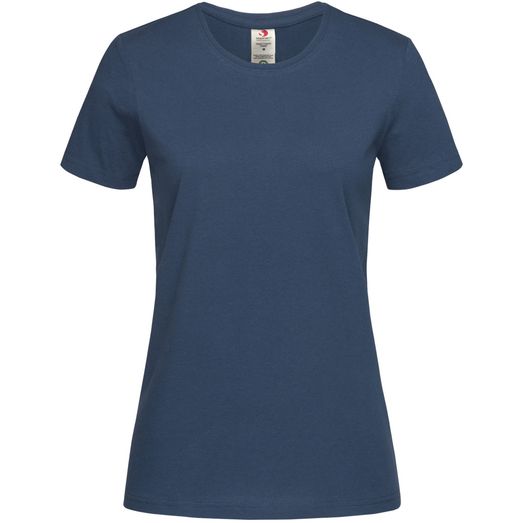 Stedman Classic Organic T-Shirt Crew Neck Ladies - Navy Blue