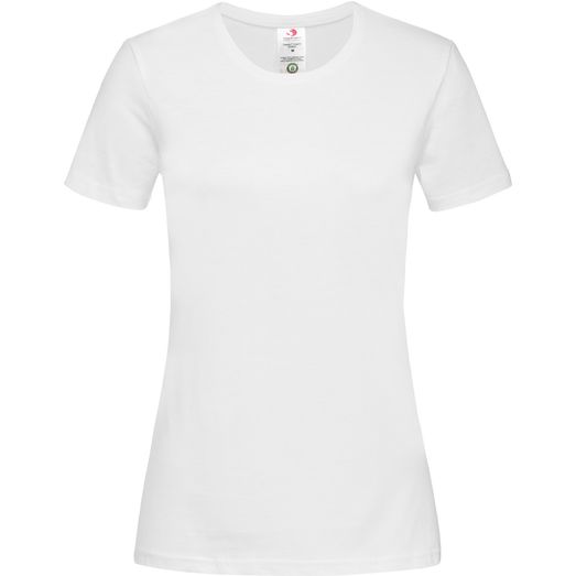 Stedman Classic Organic T-Shirt Crew Neck Ladies - White