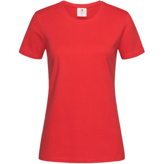 Stedman Comfort Ladies T-Shirt - Scarlet Red