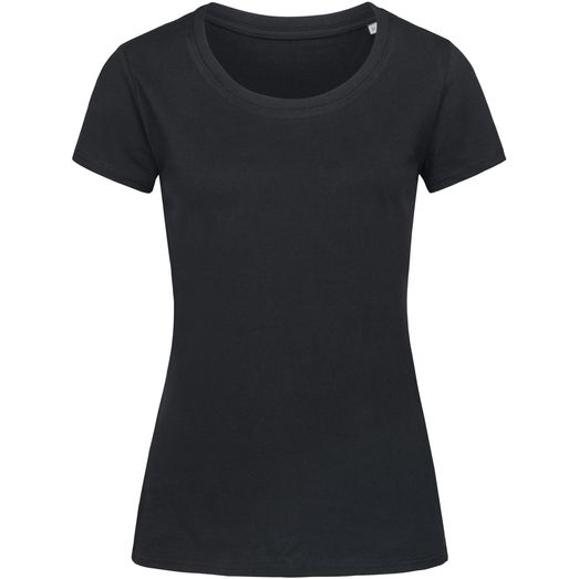 Stedman Green Urban Janet Organic Crew Neck T-Shirt Ladies - Black Opal
