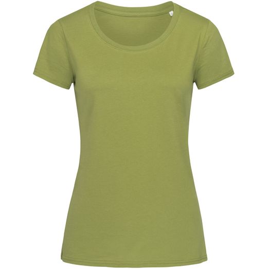 Stedman Green Urban Janet Organic Crew Neck T-Shirt Ladies - Earth Green