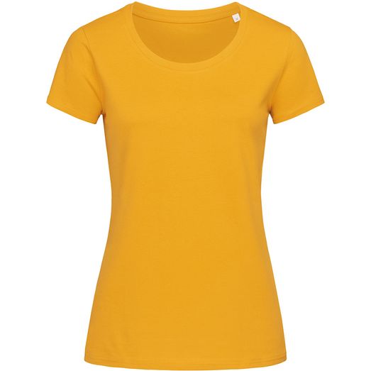Stedman Green Urban Janet Organic Crew Neck T-Shirt Ladies - Indian Yellow
